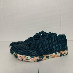 NOBULL Trainer/Sneaker Shoes Wild Jewel Green/ Turquoise Women SZ 8 Men SZ 6.5